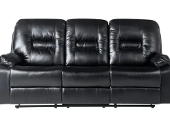 Manuel recliner sofa 3 personers BERGEN Kunstlæder Sort