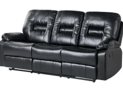 Manuel recliner sofa 3 personers BERGEN Kunstlæder Sort