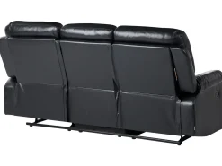 Manuel recliner sofa 3 personers BERGEN Kunstlæder Sort