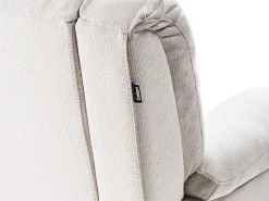 Manuel recliner hjørnesofa 5 personers ROKKE Lys Beige Venstrevendt