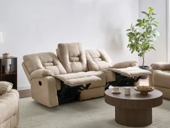 Manuel recliner sofa 3 personers BERGEN Beige