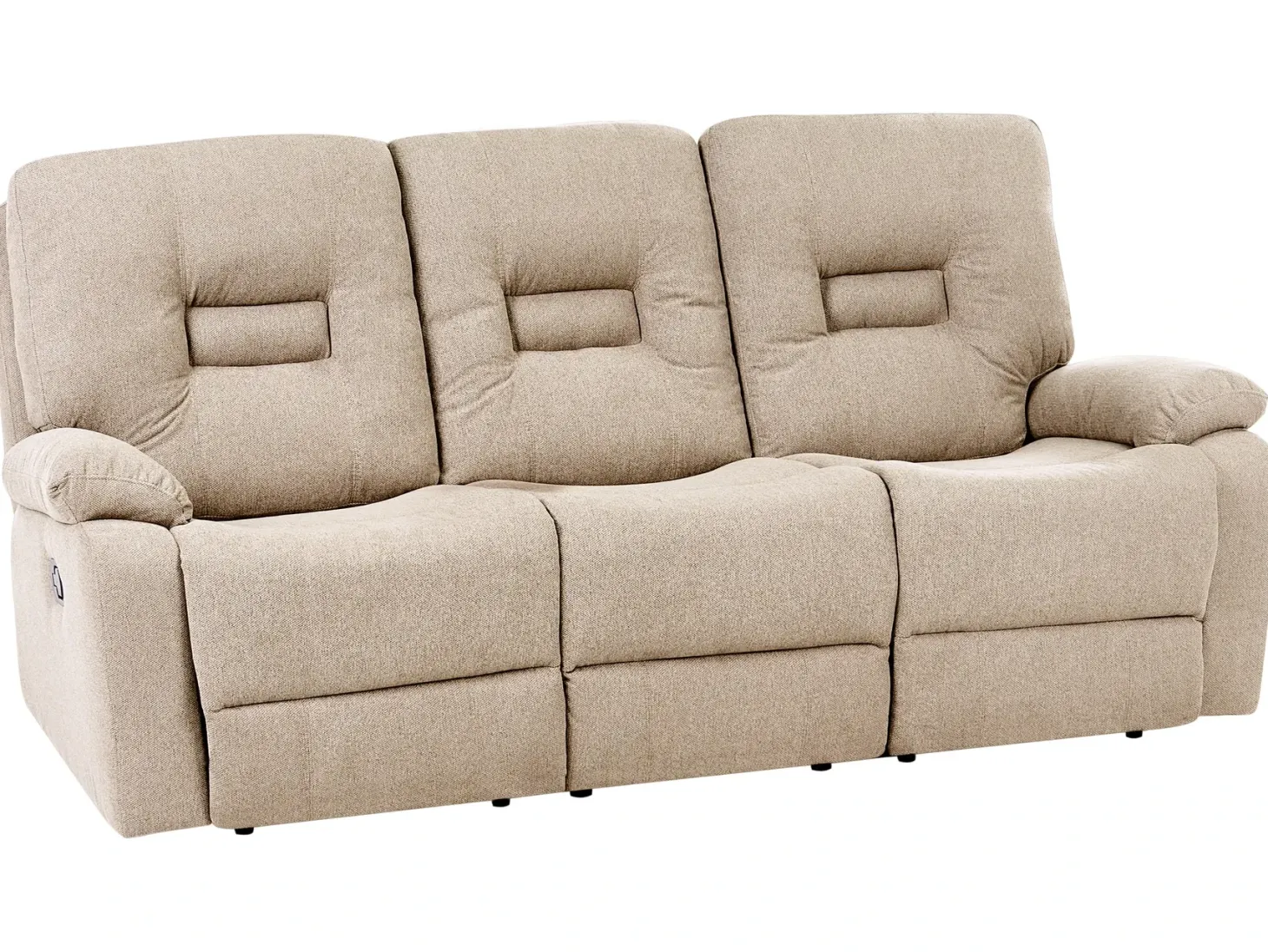 Manuel recliner sofa 3 personers BERGEN Beige