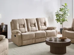 Manuel recliner sofa 3 personers BERGEN Beige