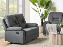 Manuel recliner sofa 2 personers BERGEN Mørkegrå