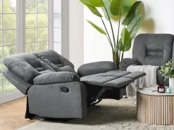 Manuel recliner sofa 2 personers BERGEN Mørkegrå