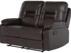 Manuel recliner sofasæt 6 personers BERGEN Kunstlæder Brun