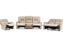 Manuel recliner sofasæt 6 personers BERGEN Beige
