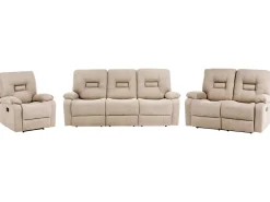 Manuel recliner sofasæt 6 personers BERGEN Beige