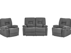 Manuel recliner sofasæt 4 personers BERGEN Grafit