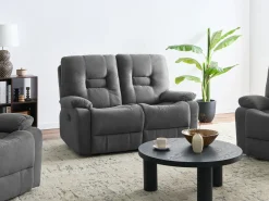 Manuel recliner sofasæt 4 personers BERGEN Grafit