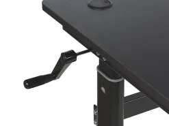 Manuelt justerbart gamingbord DURBIN Sort 120 cm 60 cm RGB LED