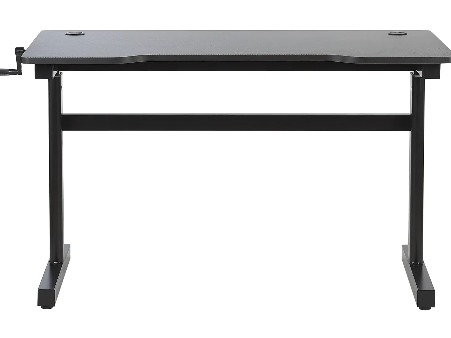 Manuelt justerbart gamingbord DURBIN Sort 120 cm 60 cm RGB LED