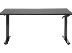 Manuelt justerbart hæve sænkebord DESTINES Sort 160 cm 72 cm