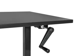 Manuelt justerbart hæve sænkebord DESTINES Sort 160 cm 72 cm
