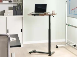 Manuelt justerbart hæve sænkebord til bærbar computer SCHOLA Brun/sort 70 cm 40 cm