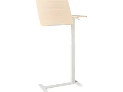 Manuelt justerbart hæve sænkebord til bærbar computer SCHOLA Lysebrun/hvid 70 cm 40 cm