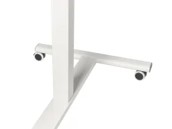 Manuelt justerbart hæve sænkebord til bærbar computer ACADEMIA Lysebrun/hvid 65 cm 48 cm