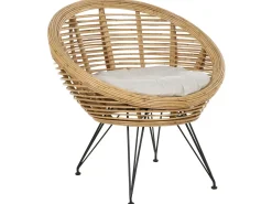 MARATEA/CESENATICO 3 personers Loungesæt med bord Naturlig Rattan