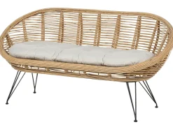 MARATEA 4 personers havesofasæt Naturlig Rattan