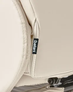 Massagestol LEGEND med fodskammel Kunstlæder Lys Beige