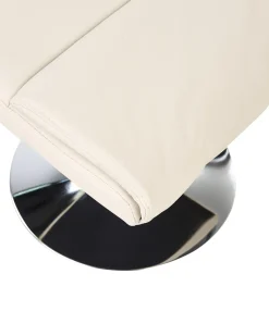 Massagestol LEGEND med fodskammel Kunstlæder Lys Beige