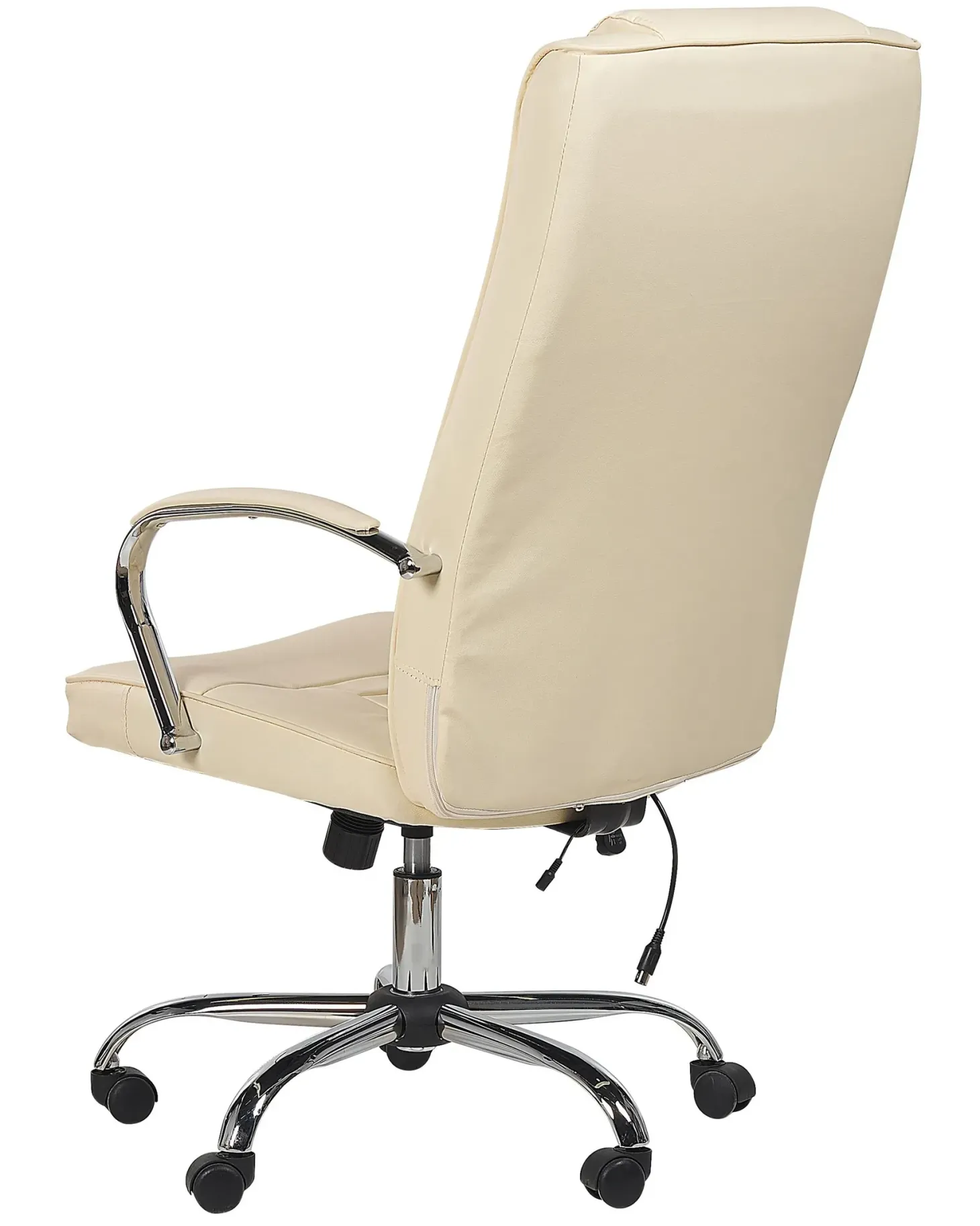 Massagestol med varme GRANDEUR Kunstlæder Beige
