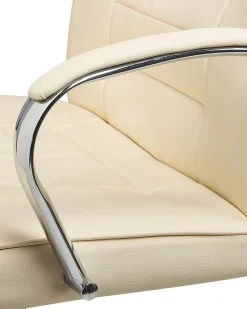 Massagestol med varme GRANDEUR Kunstlæder Beige