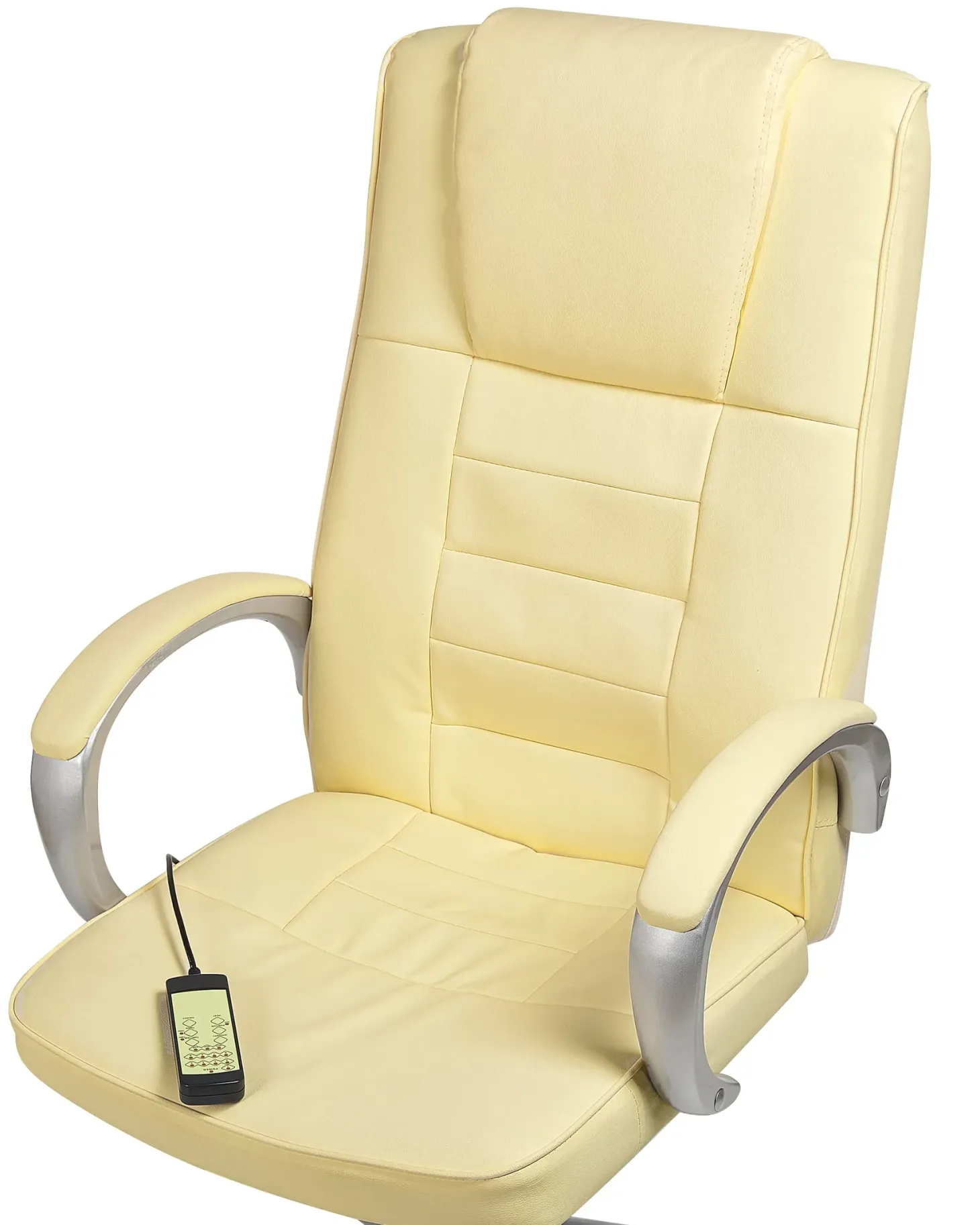 Massagestol med varme GRANDEUR Kunstlæder Beige