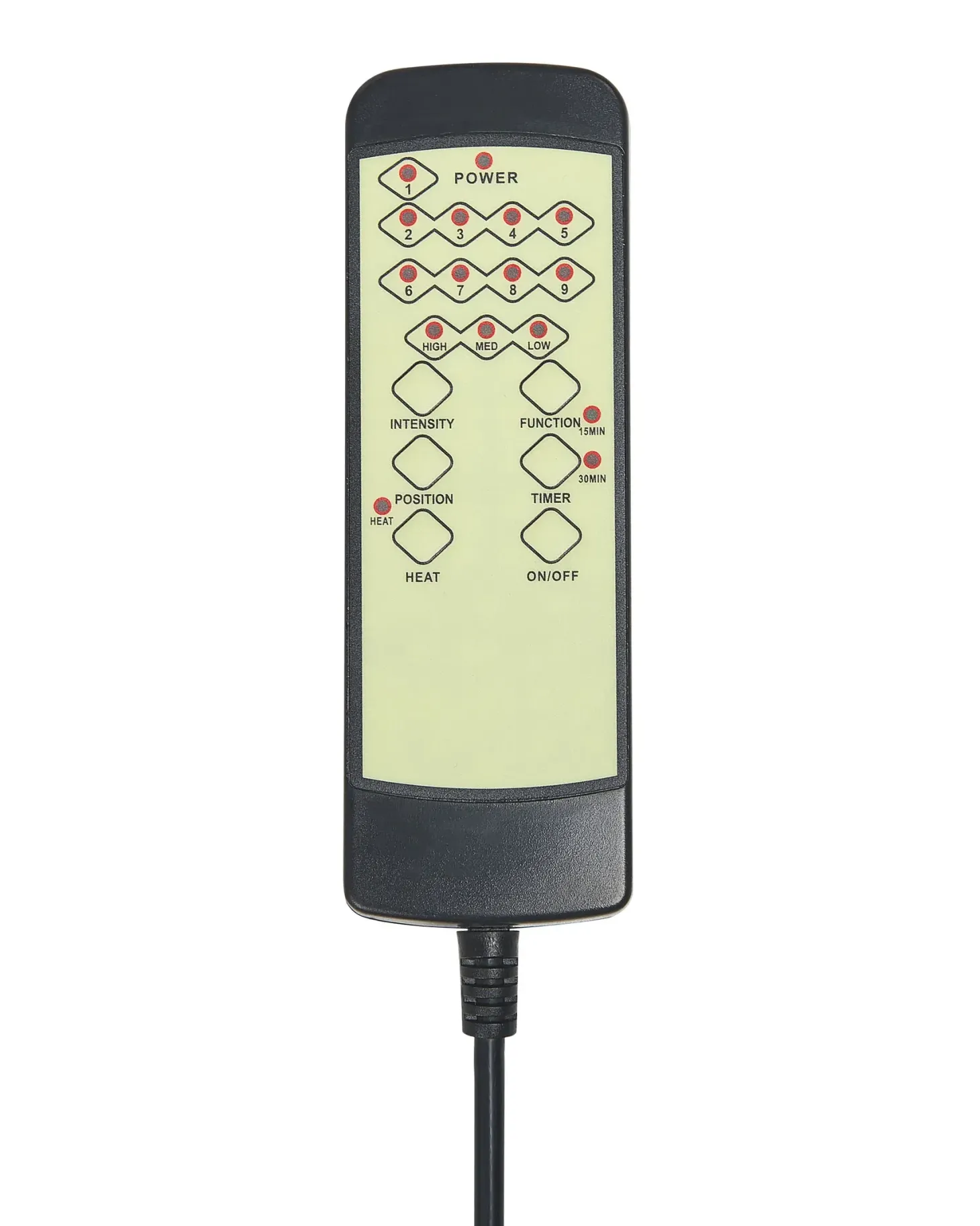Massagestol med varme GRANDEUR Kunstlæder Beige
