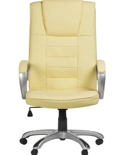 Massagestol med varme GRANDEUR Kunstlæder Beige