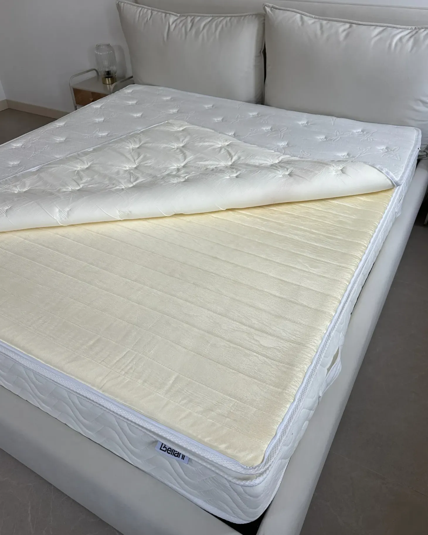 Memoryskum-madras med lommefjedre LUXUS H2/3 Medium 180 x 200 cm
