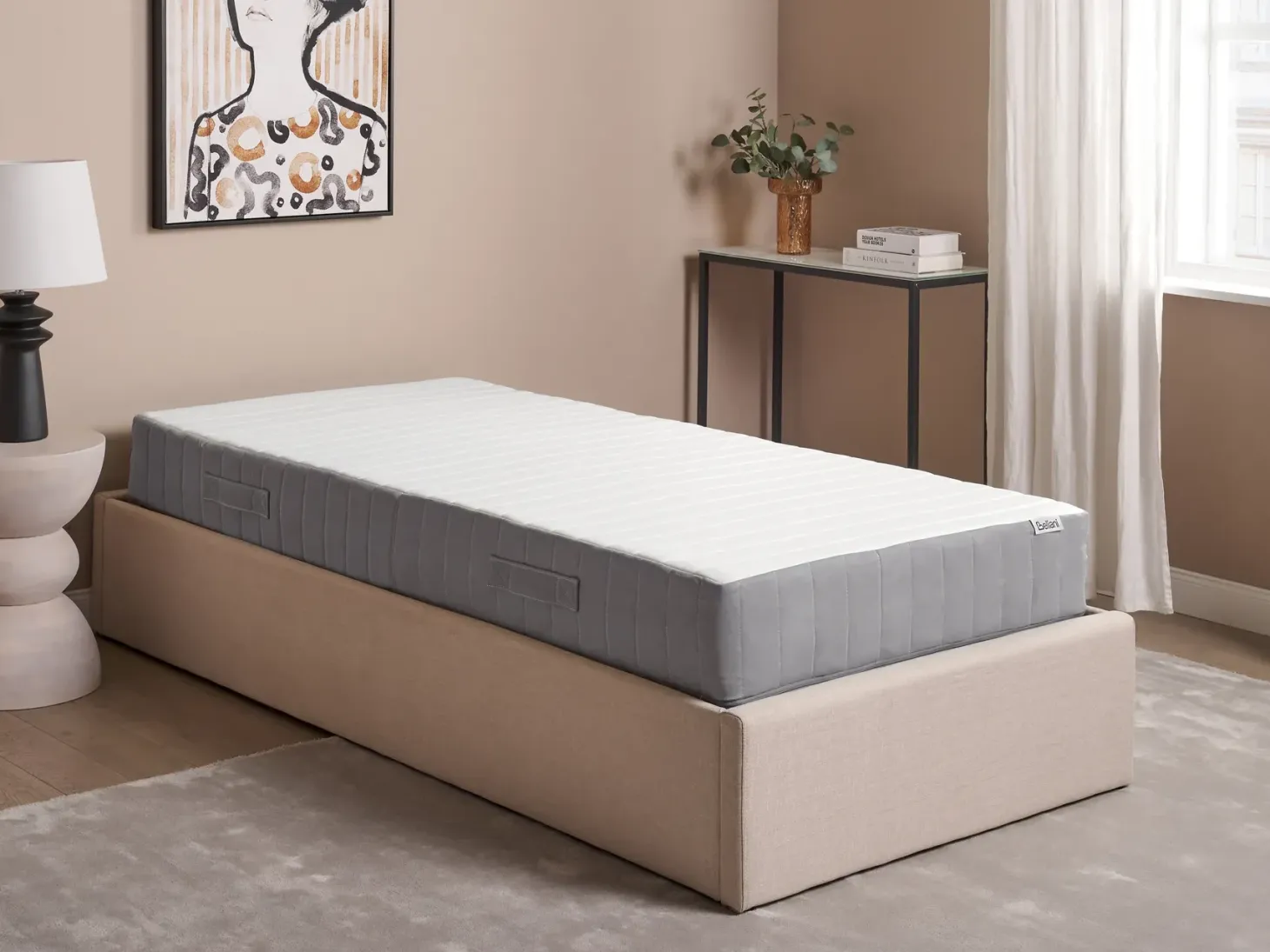 Memoryskum-madras med lommefjedre BREEZ H2/3 Medium 90 x 200 cm