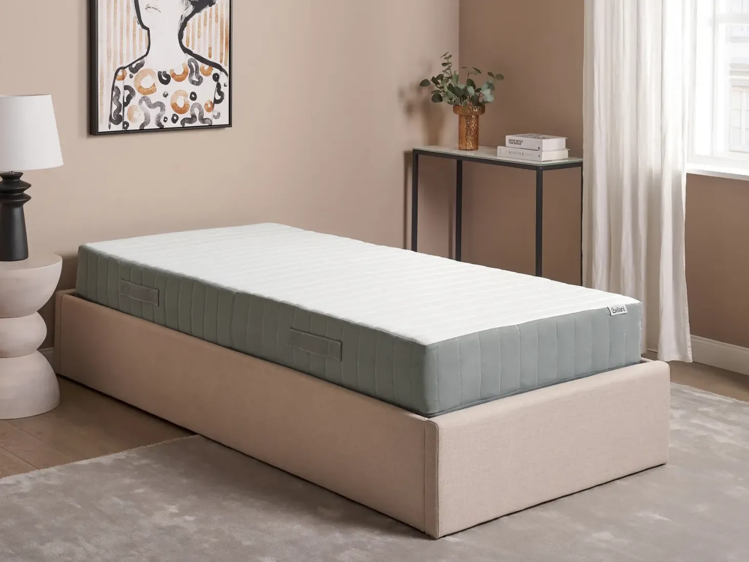 Memoryskum-madras med lommefjedre DRIFT H3/4 Fast 90 x 200 cm