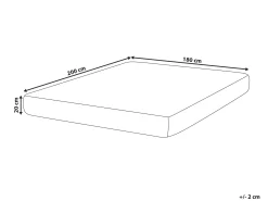 Memoryskum madras WHISPER H3/4 Fast 180 x 200 cm