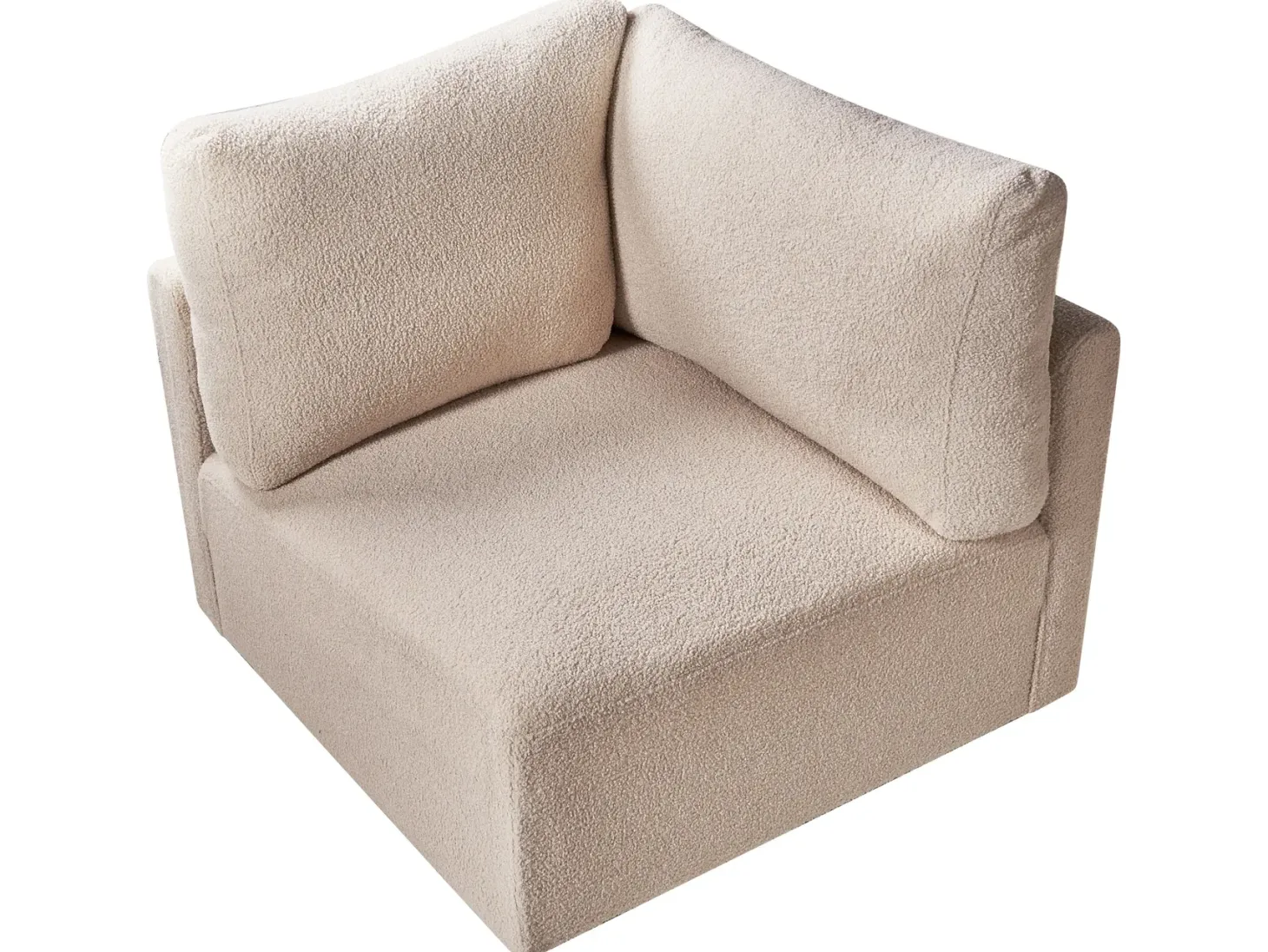 MESNALI Hjørnemodul Beige Boucle