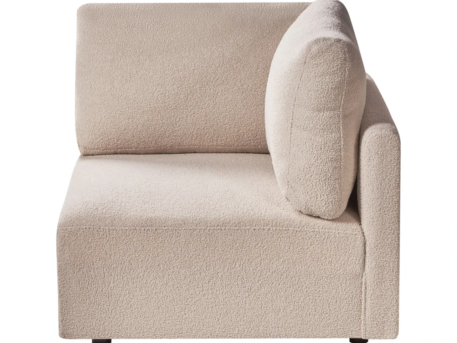 MESNALI Hjørnemodul Beige Boucle