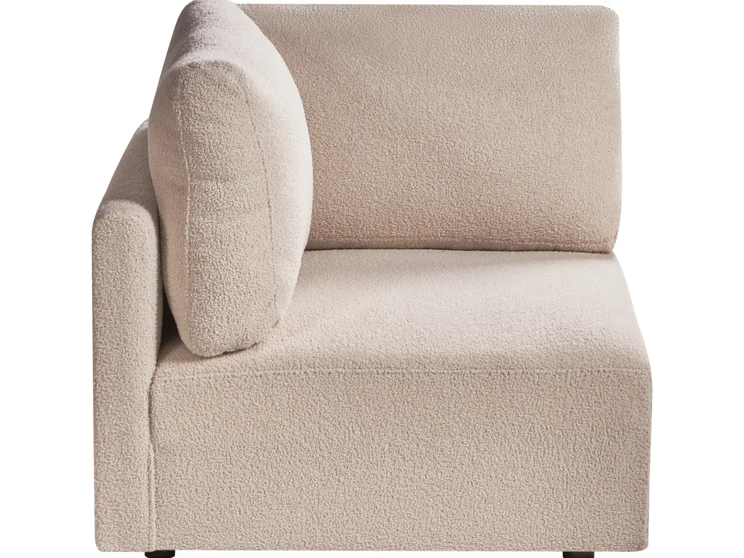 MESNALI Hjørnemodul Beige Boucle