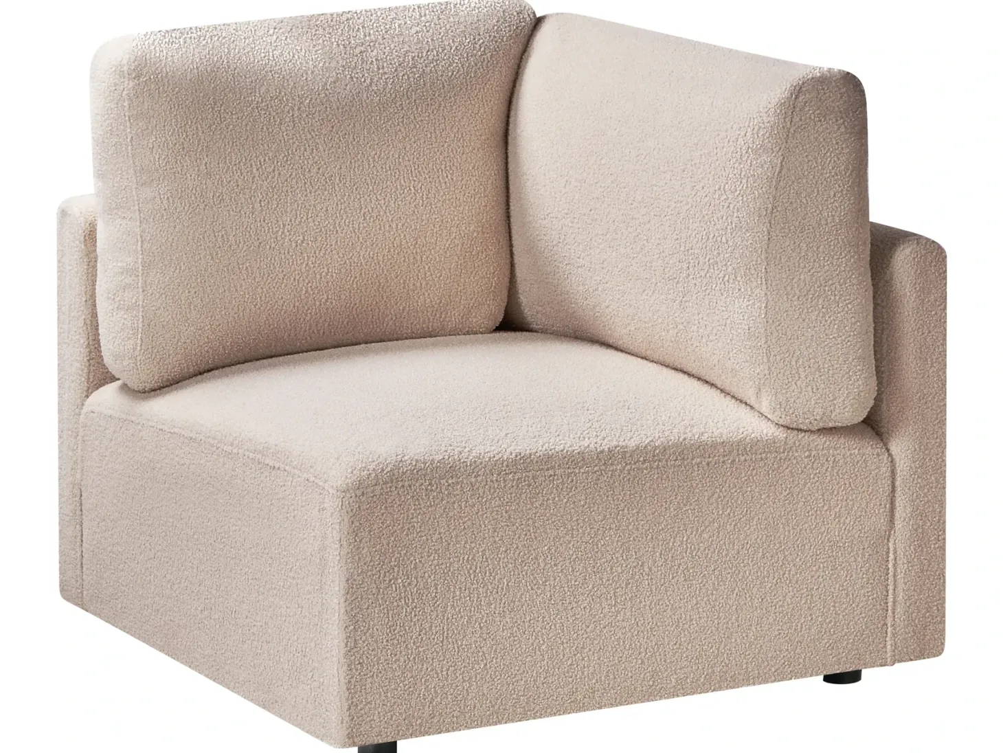 MESNALI Hjørnemodul Beige Boucle