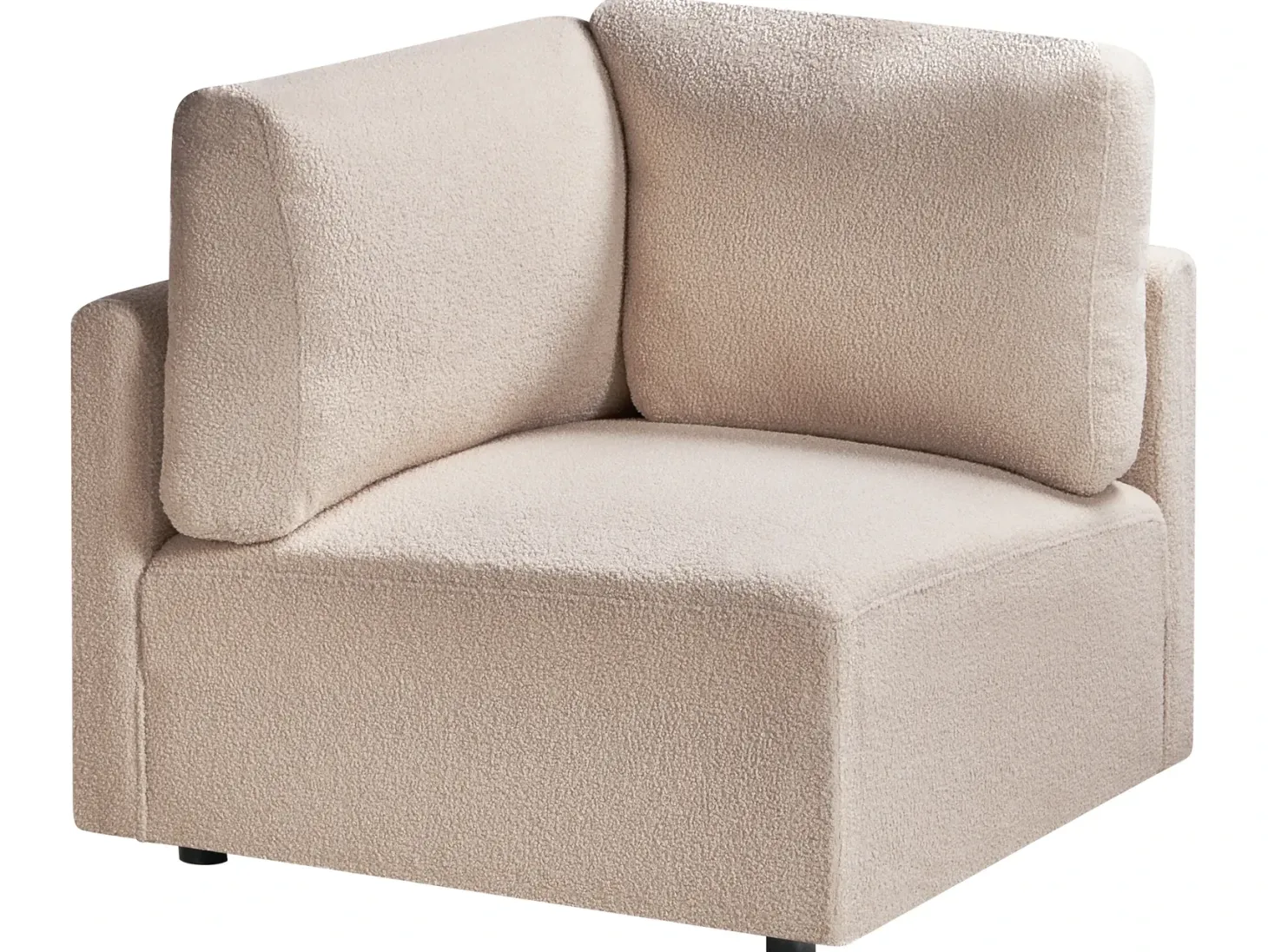 MESNALI Hjørnemodul Beige Boucle