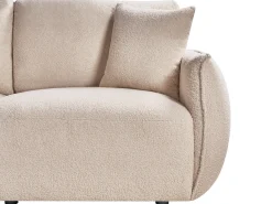 MESNALI 2 personers Modulsofa Beige Boucle
