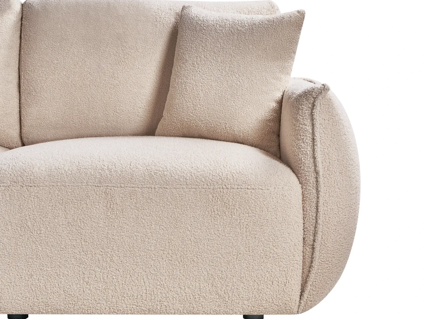 MESNALI 2 personers Modulsofa Beige Boucle