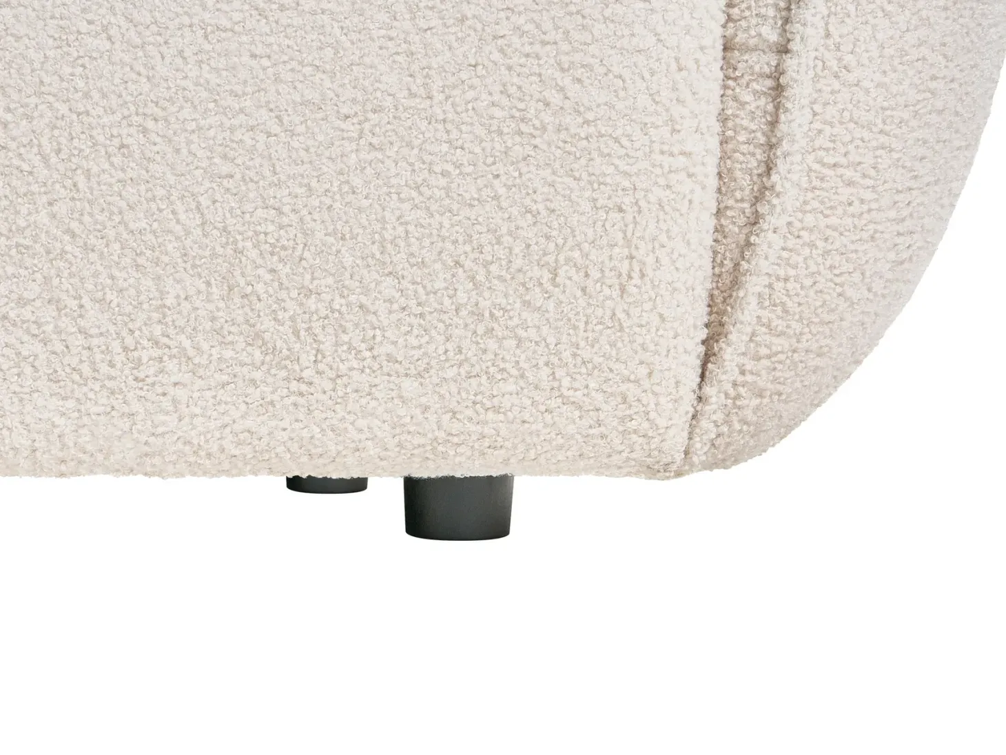 MESNALI 2 personers Modulsofa Cremehvid Boucle