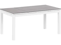 MESSINA 5 personers Have-hjørnesofasæt Venstrevendt Sand Beige Metal