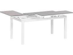 MESSINA 5 personers Have-hjørnesofasæt Venstrevendt Sand Beige Metal