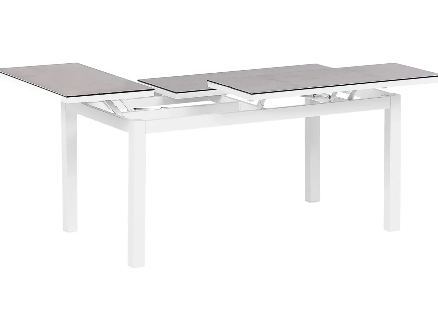 MESSINA 5 personers Have-hjørnesofasæt Venstrevendt Sand Beige Metal