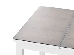 MESSINA 5 personers Have-hjørnesofasæt Venstrevendt Sand Beige Metal