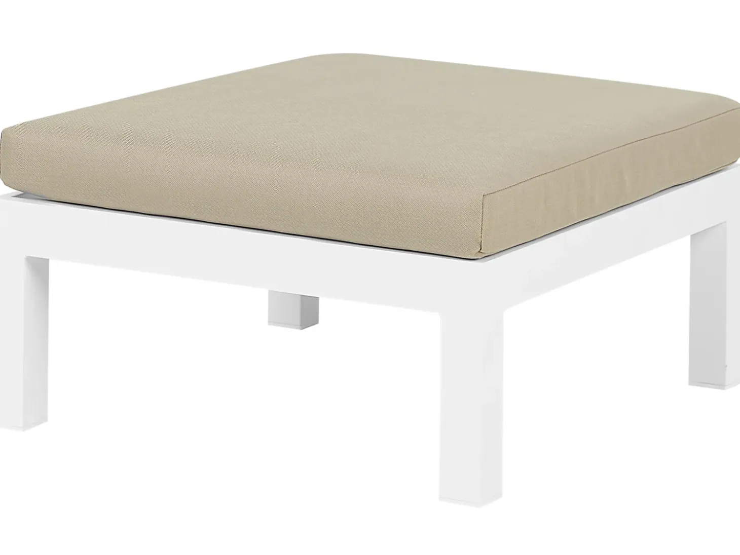 MESSINA 5 personers Have-hjørnesofasæt Venstrevendt Sand Beige Metal