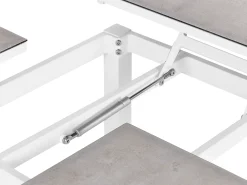 MESSINA 5 personers Have-hjørnesofasæt Venstrevendt Sand Beige Metal