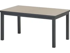 MESSINA 5 personers Have-hjørnesofasæt Venstrevendt Sand Beige Metal