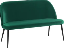 Middagsbænk 2 personers OSBY Velour Mørkegrøn